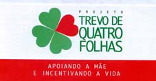 logomarca trevo de quatro folhas